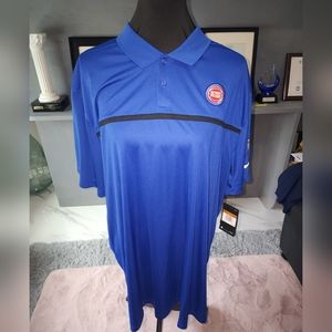 Mens Dri fit Pistons polo